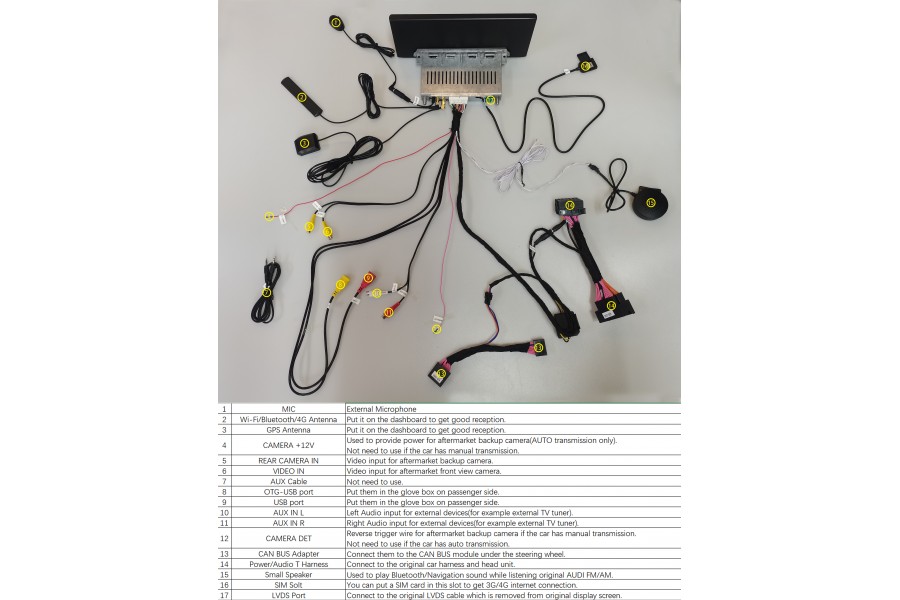 Audi A1(8X) 2010-2018 Radio Upgrade with 10 inch screen 